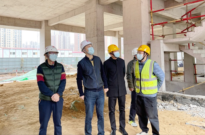 市政公用集團黨委委員、副總經(jīng)理葛威敏到泉邦產(chǎn)業(yè)園項目檢查安全生產(chǎn)工